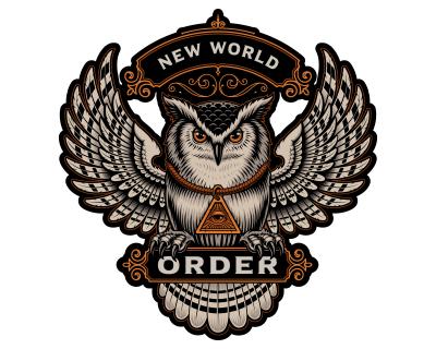 New World Order Aufkleber Aufkleber