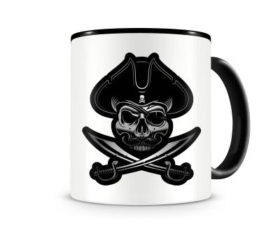 Tasse mit dem Motiv Piraten Totenkopf Skull