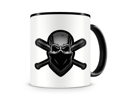 Tasse mit dem Motiv Bandit Skull Totenkopf