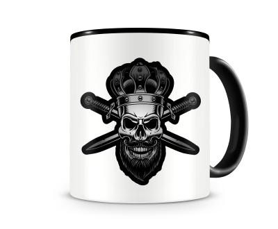 Tasse mit dem Motiv King Skull Totenkopf Tasse