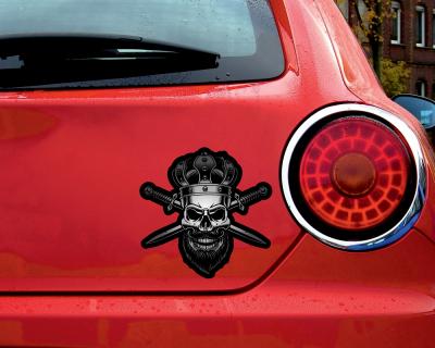 King Skull Totenkopf Aufkleber - Ansicht 2
