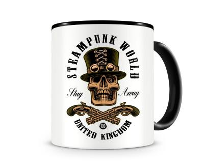 Tasse mit dem Motiv Steampunk Skull Totenkopf