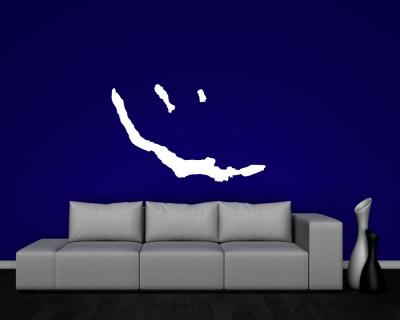 Wandtattoo Zrichsee mit Greifen- und Pfffikersee - Ansicht 2