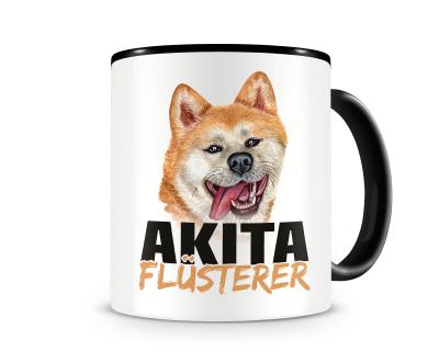 Tasse mit dem Motiv Akita Flsterer
