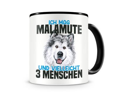 Tasse mit dem Motiv Ich mag Malamute