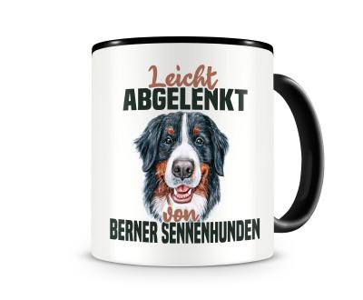 Tasse mit dem Motiv Leicht abgelenkt von Berner Sennenhund