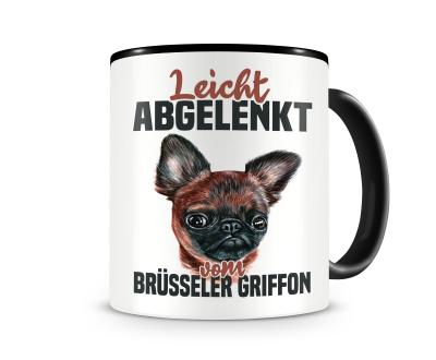 Tasse mit dem Motiv Leicht abgelenkt von Brsseler Griffon