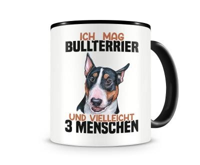 Tasse mit dem Motiv Ich mag Bullterrier