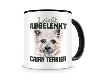 Tasse mit dem Motiv Leicht abgelenkt von Cairn Terrier