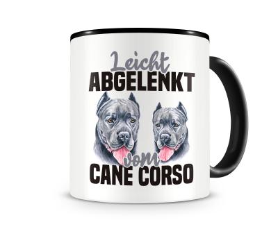 Tasse mit dem Motiv Leicht abgelenkt von Cane Corso