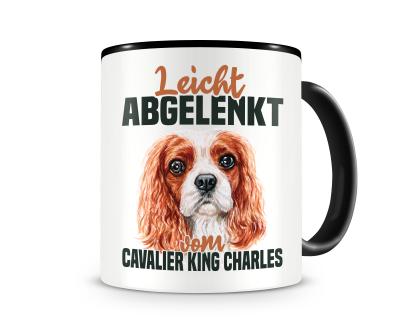 Tasse mit dem Motiv Leicht abgelenkt von Cavalier King Charles