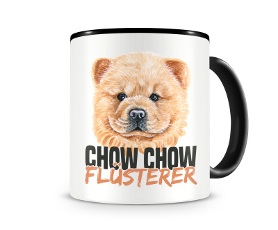 Tasse mit dem Motiv Chow Chow Flüsterer