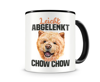 Tasse mit dem Motiv Leicht abgelenkt von Chow Chow