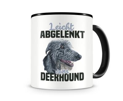 Tasse mit dem Motiv Leicht abgelenkt von Deerhound Tasse