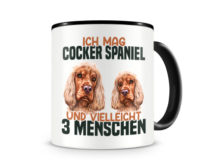 Tasse mit dem Motiv Ich mag Cocker Spaniel