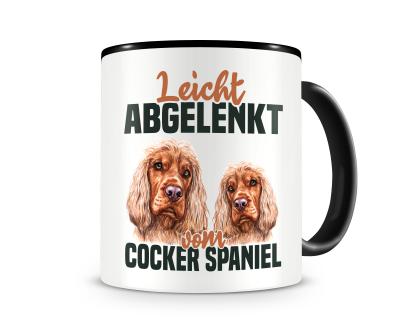 Tasse mit dem Motiv Leicht abgelenkt von Cocker Spaniel Tasse