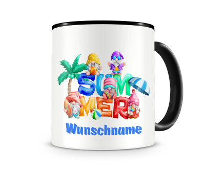 Tasse mit dem Motiv Gnom Sommer Party