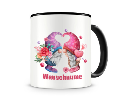 Tasse mit dem Motiv Verliebte Gnome