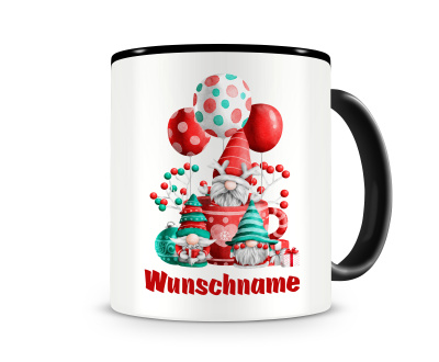 Tasse mit dem Motiv Weihnachts Gnome