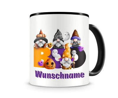 Tasse mit dem Motiv Halloween Gnome Boo