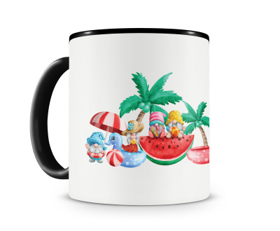 Tasse mit dem Motiv Sommer Gnom Party Tasse