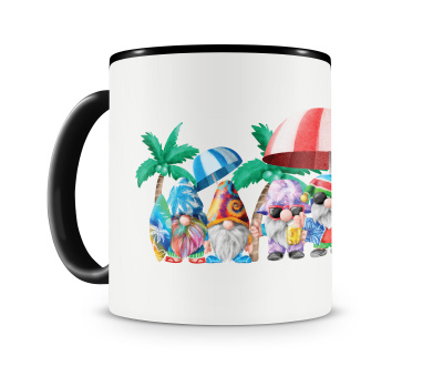 Tasse mit dem Motiv Sommer Gnom Strandparty - Ansicht 2