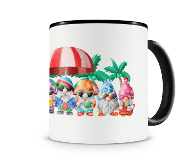 Tasse mit dem Motiv Sommer Gnom Strandparty