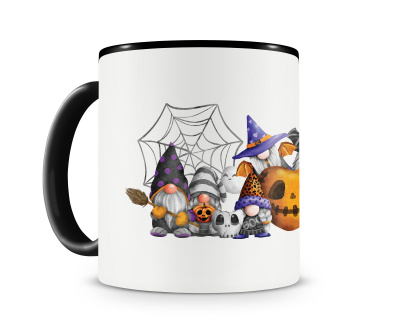 Tasse mit dem Motiv Halloween Gnom Krbis - Ansicht 2