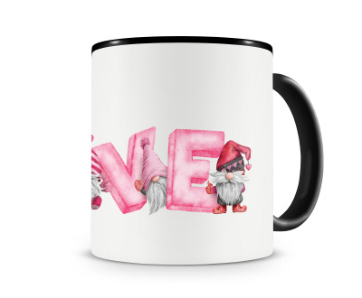 Tasse mit dem Motiv Valentins Gnome Love