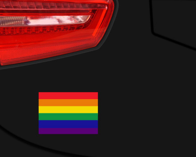 Regenbogenfahne Aufkleber | Peace Pride LGBTQ