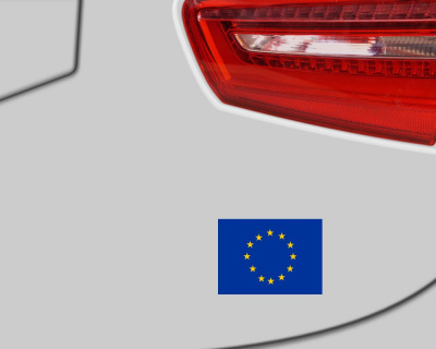 Europa Flagge Aufkleber - Ansicht 2