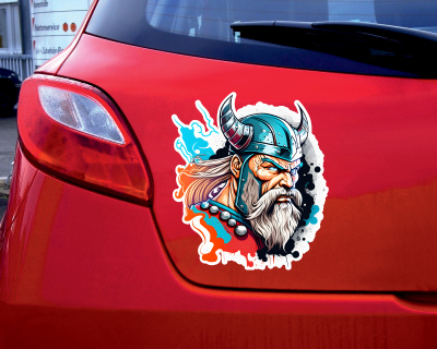 Wikinger Thor Aufkleber - Ansicht 2