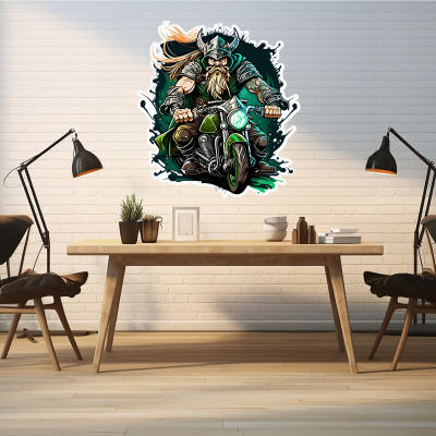 Buntes Wandtattoo 