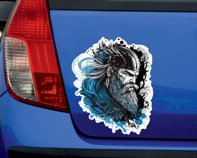 Badass Viking Aufkleber - Ansicht 2