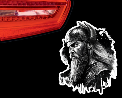 Viking Bjorn Aufkleber - Ansicht 3