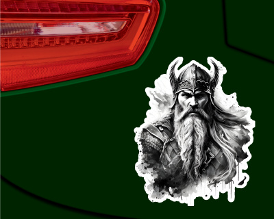 Viking Ivar Aufkleber - Ansicht 3
