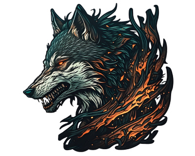 Fenrir Aufkleber