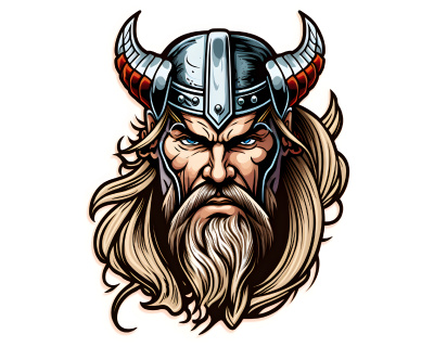Viking Warrior Aufkleber