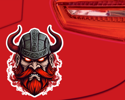 Evil Viking Rage Aufkleber - Ansicht 3