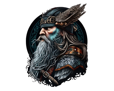 Old Viking Aufkleber