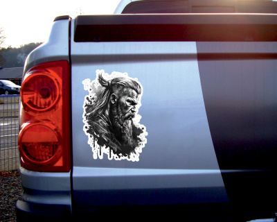 Thor Gott von Blitz und Donner Aufkleber - Ansicht 3