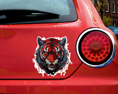 Tiger Aufkleber - Ansicht 2