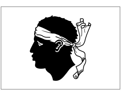 Korsika Flagge Aufkleber - Ansicht 1