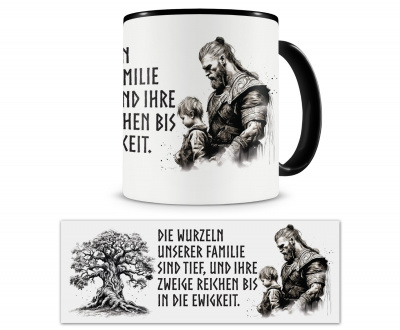 Tasse mit dem Motiv Familien Wurzeln