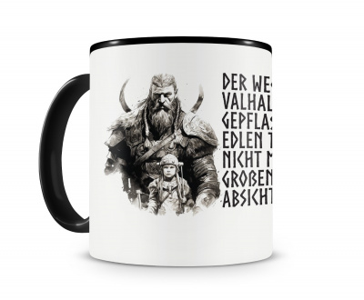 Tasse mit dem Motiv Edle Taten fhren nach Valhalla - Ansicht 2