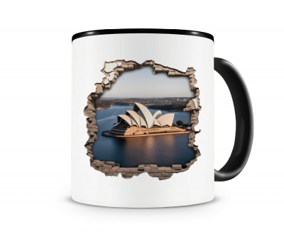 Tasse mit dem Motiv Wandriss mit Sydney Opera House