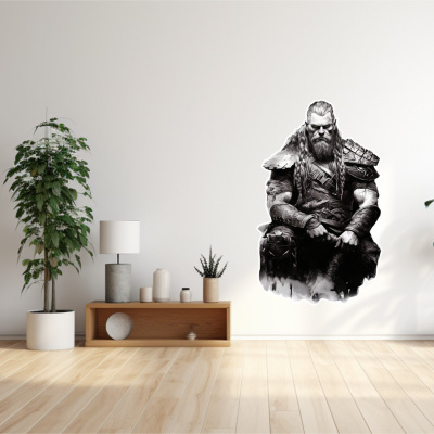 Buntes Wandtattoo 