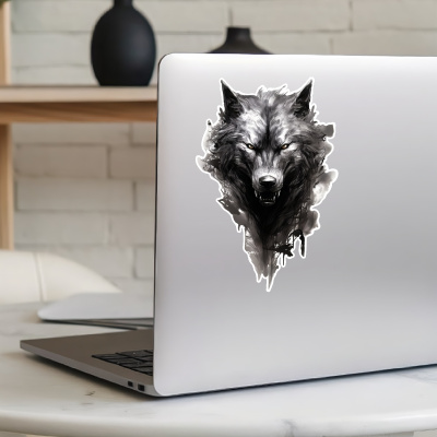 Wolf Fenrir Aufkleber - Ansicht 5