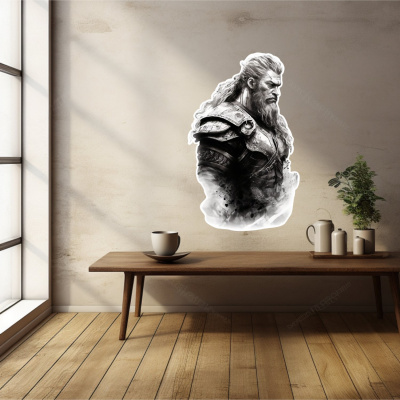 Buntes Wandtattoo 