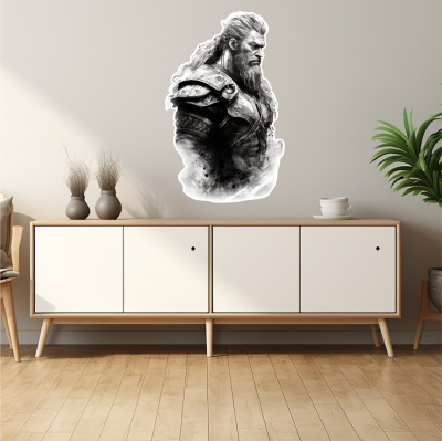 Buntes Wandtattoo 